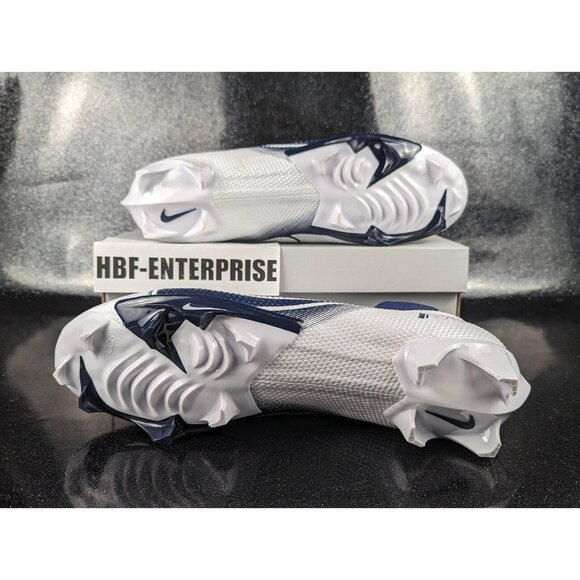 Nike Vapor Edge Pro 360 White Midnight Navy Football Men\'s Size 14.5 NEW main image 6